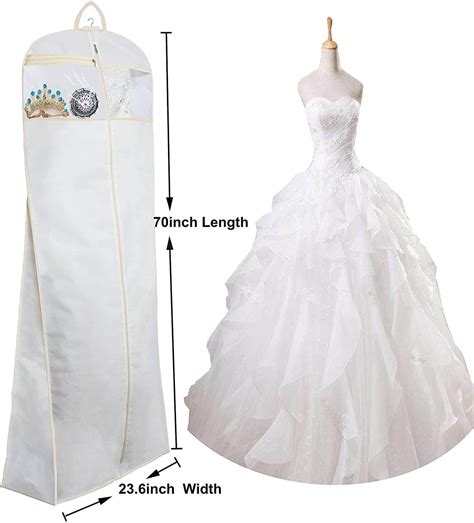 wedding dress garment bag travel.